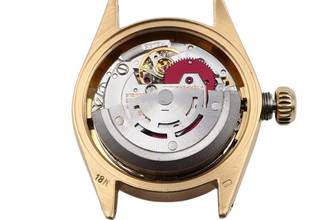 Thumbnail von Rolex Lady-Datejust Borke 18K Gold Automatik Damenuhr Oyster Ref. 6927