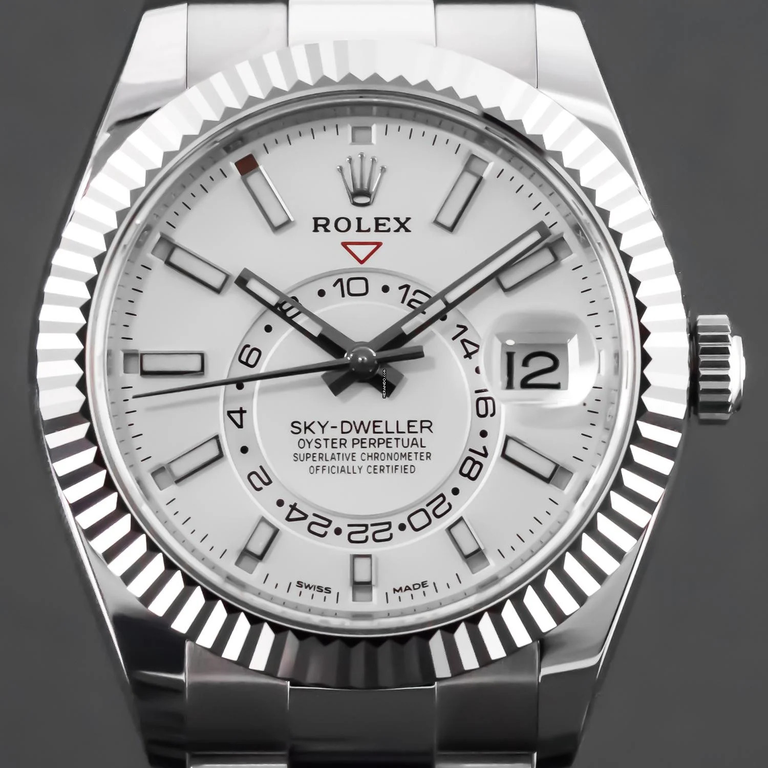  Rolex Sky-Dweller White Dial 2021 FULLSET 