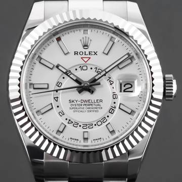  Rolex Sky-Dweller White Dial 2021 FULLSET 