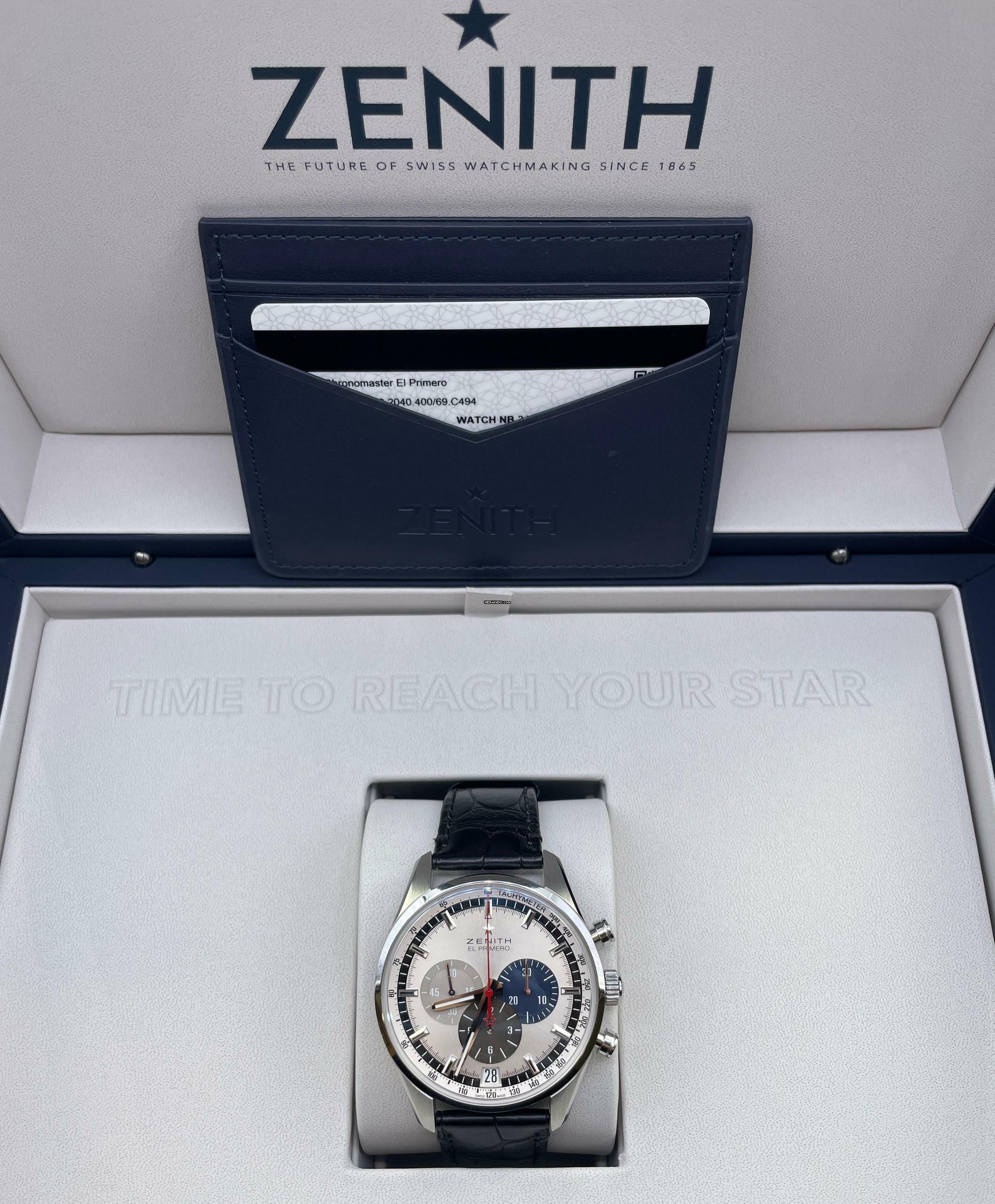 Thumbnail von Zenith El Primero 36'000 VpH FULL SET WITH BOX AND PAPERS NEW year:2024 TRI-COLORE