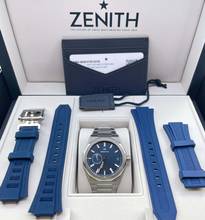 Thumbnail von Zenith Defy Skyline FULL SET - BOX AND PAPERS NEW year:2025 BLUE DIAL 3 Straps