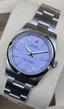 Thumbnail von Rolex Oyster Perpetual 34 34mm 124200-0008 Lavender dial Unworn/New Condition Full Set 11-2025