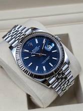 Thumbnail von Rolex Datejust 41 41mm Jubilee 126334 Blue dial Jubilee Like New Full Set 9-2025