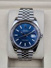 Thumbnail von Rolex Datejust 41 41mm Jubilee 126334 Blue dial Jubilee Like New Full Set 9-2025
