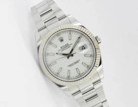 Thumbnail von Rolex Datejust 41 White Dial