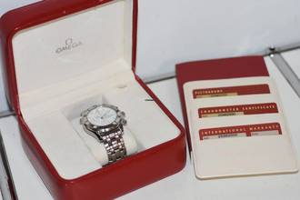 Thumbnail von Omega Seamaster Diver 300 M Professional Chronograph 2598.20 White Dial