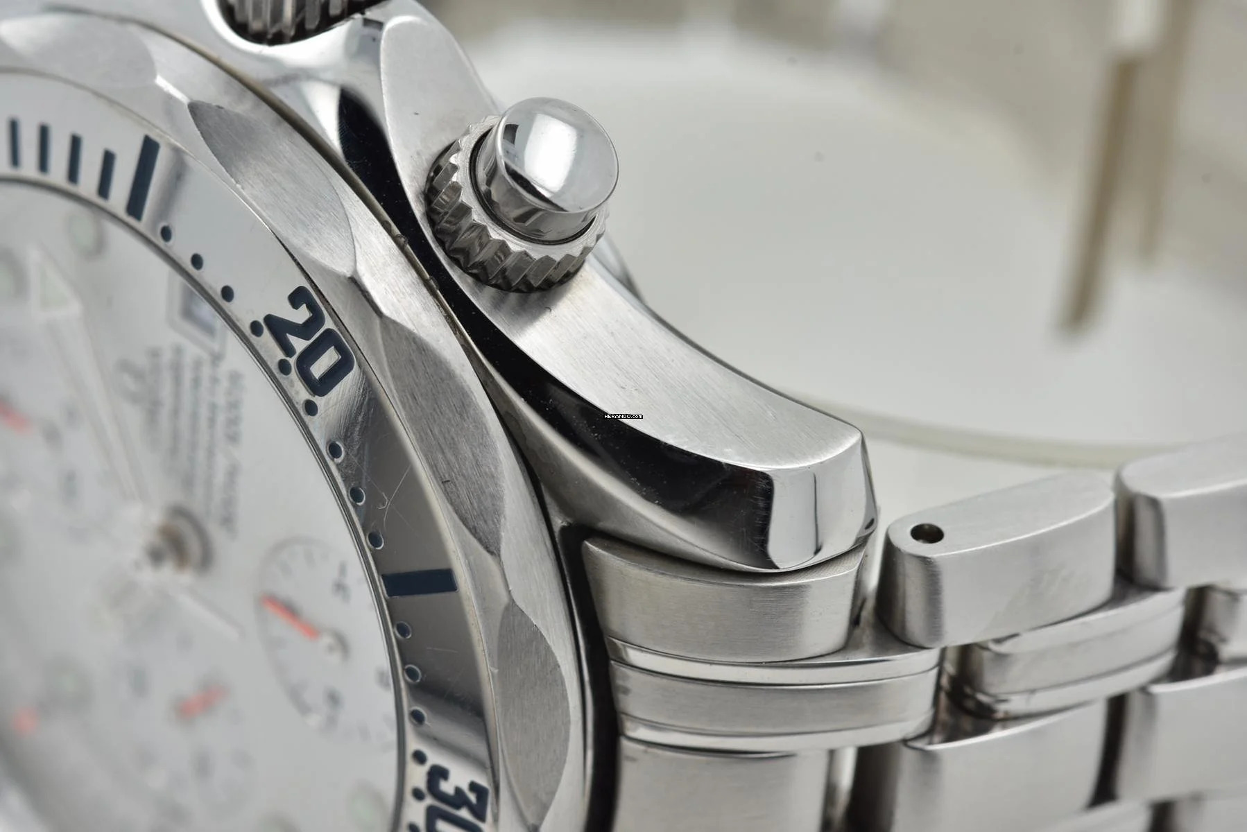 Thumbnail von Omega Seamaster Diver 300 M Professional Chronograph 2598.20 White Dial