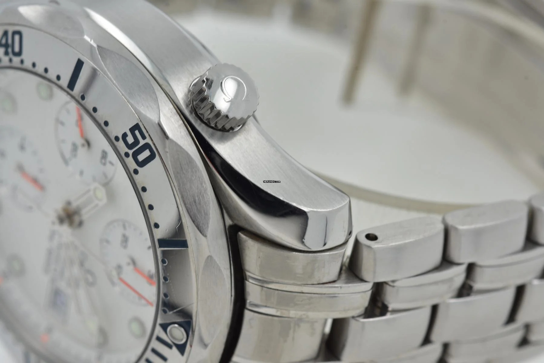 Thumbnail von Omega Seamaster Diver 300 M Professional Chronograph 2598.20 White Dial