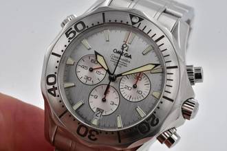 Thumbnail von Omega Seamaster Chronograph US Special Edition Silver Dial 2589.30