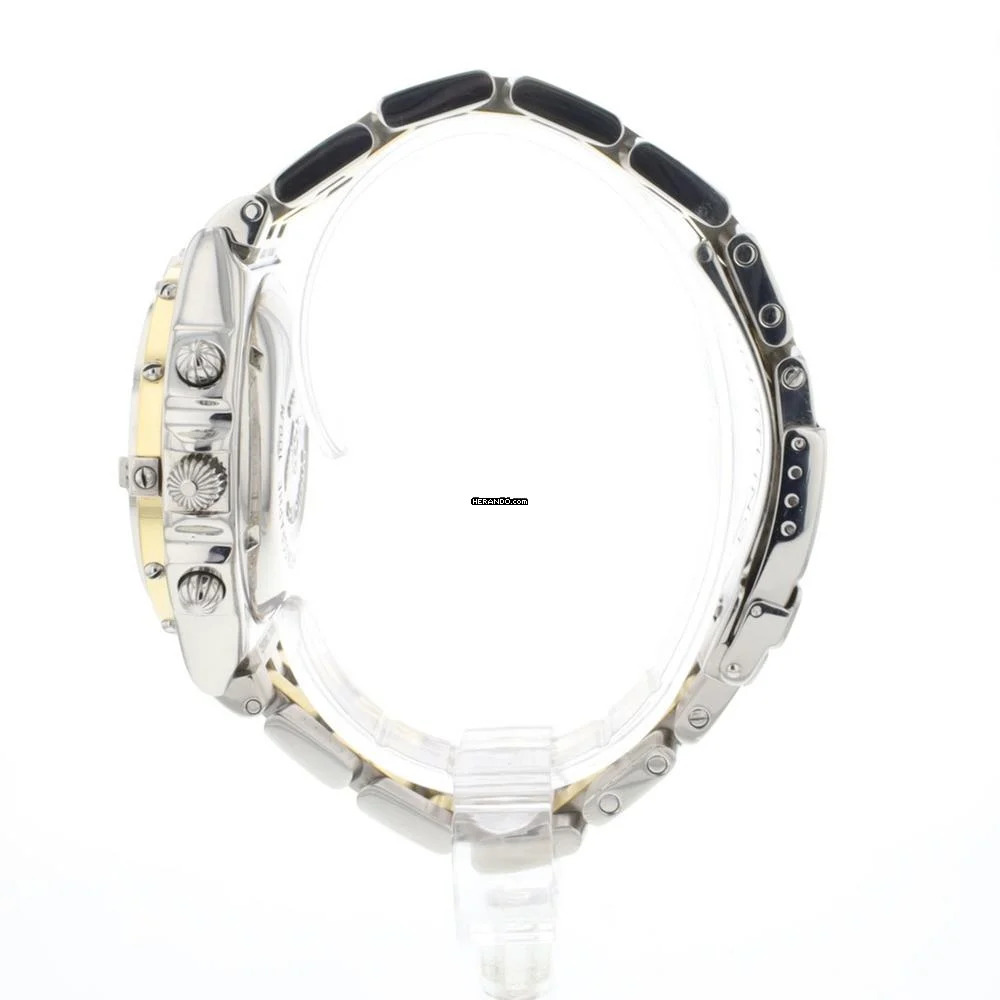  Breitling Chronomat Vitesse Steel/Gold Blue Arabic Dial 