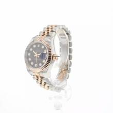 Thumbnail von Rolex Lady-Datejust 26 Steel/Everose Jubilee Black Diamond Dial