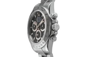 Thumbnail von Rolex Daytona Black Dial Chronograph Stahl Automatik Herrenuhr Ref. 116520 B&P
