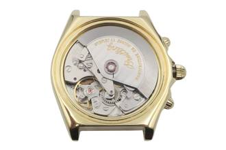 Thumbnail von Breitling Chronomat Chronograph 18k (0,750) Gold Automatik Ref. K13047