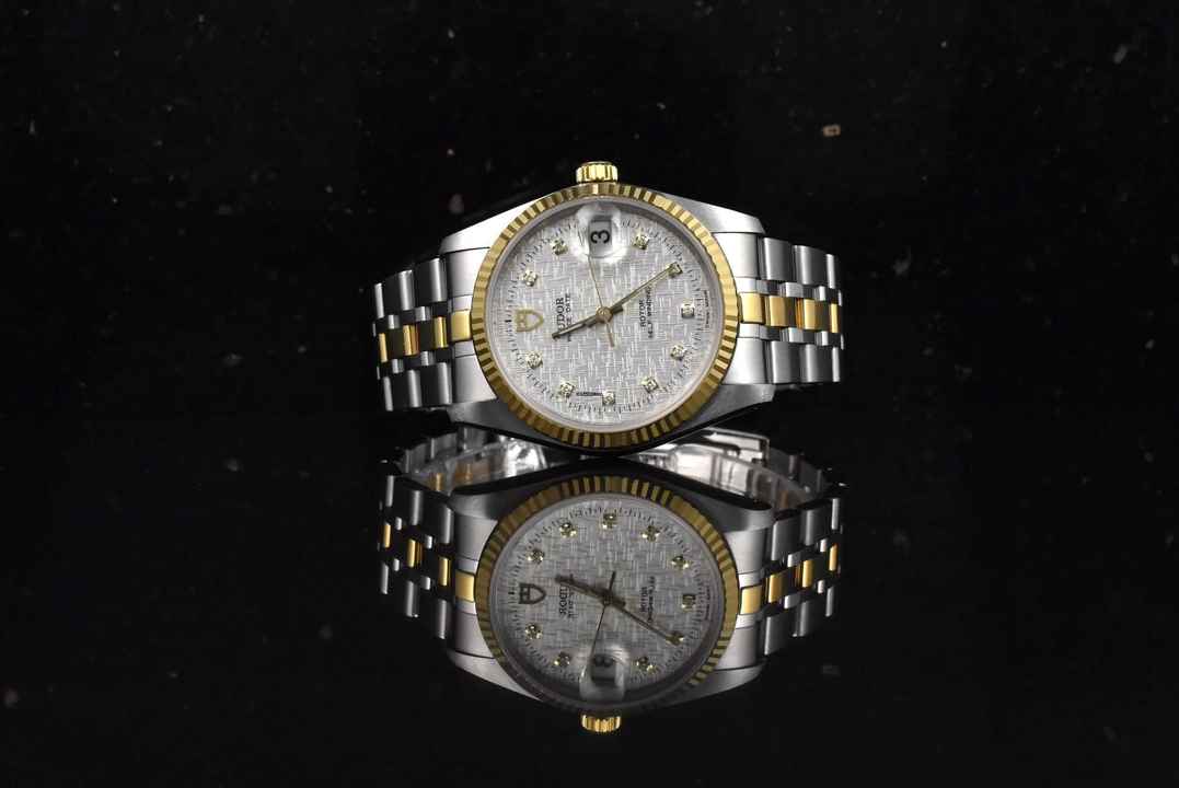 Tudor Prince Date Linen Diamant Dial 