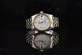 Thumbnail von Tudor Prince Date Linen Diamant Dial