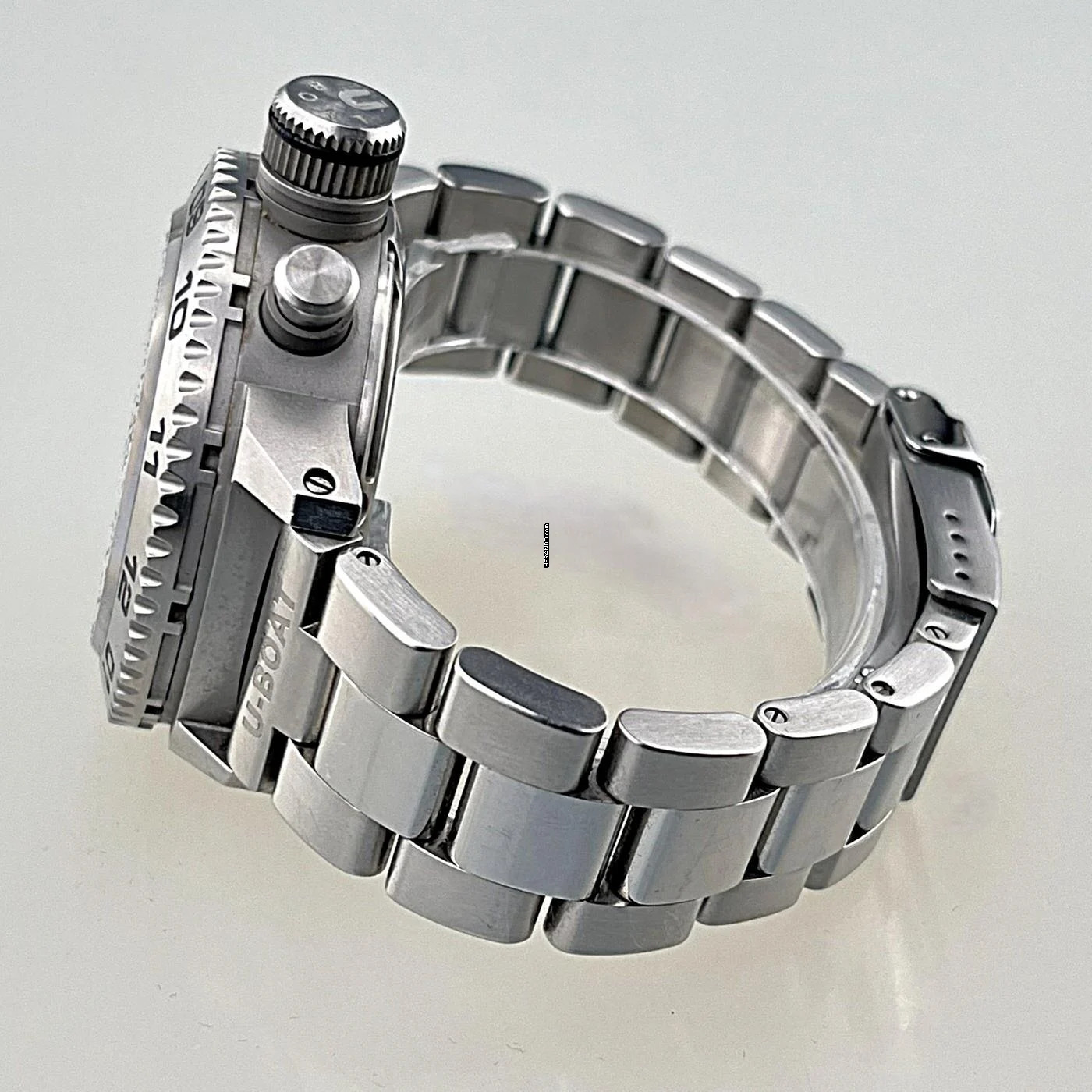 Thumbnail von U-Boat Doppiotempo Chrono SS 46 mm 9016 MT Stahlgehäuse Stahl Kautschuk und Lederarmband Full Set Erstkauf 04/2019 Originalzustand nicht poliert