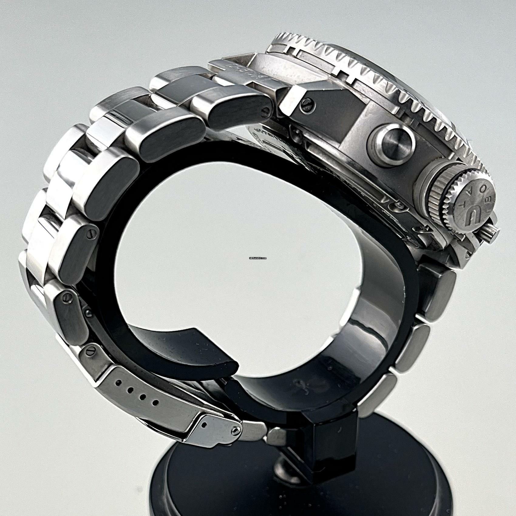 Thumbnail von U-Boat Doppiotempo Chrono SS 46 mm 9016 MT Stahlgehäuse Stahl Kautschuk und Lederarmband Full Set Erstkauf 04/2019 Originalzustand nicht poliert