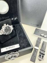 Thumbnail von U-Boat Doppiotempo Chrono SS 46 mm 9016 MT Stahlgehäuse Stahl Kautschuk und Lederarmband Full Set Erstkauf 04/2019 Originalzustand nicht poliert