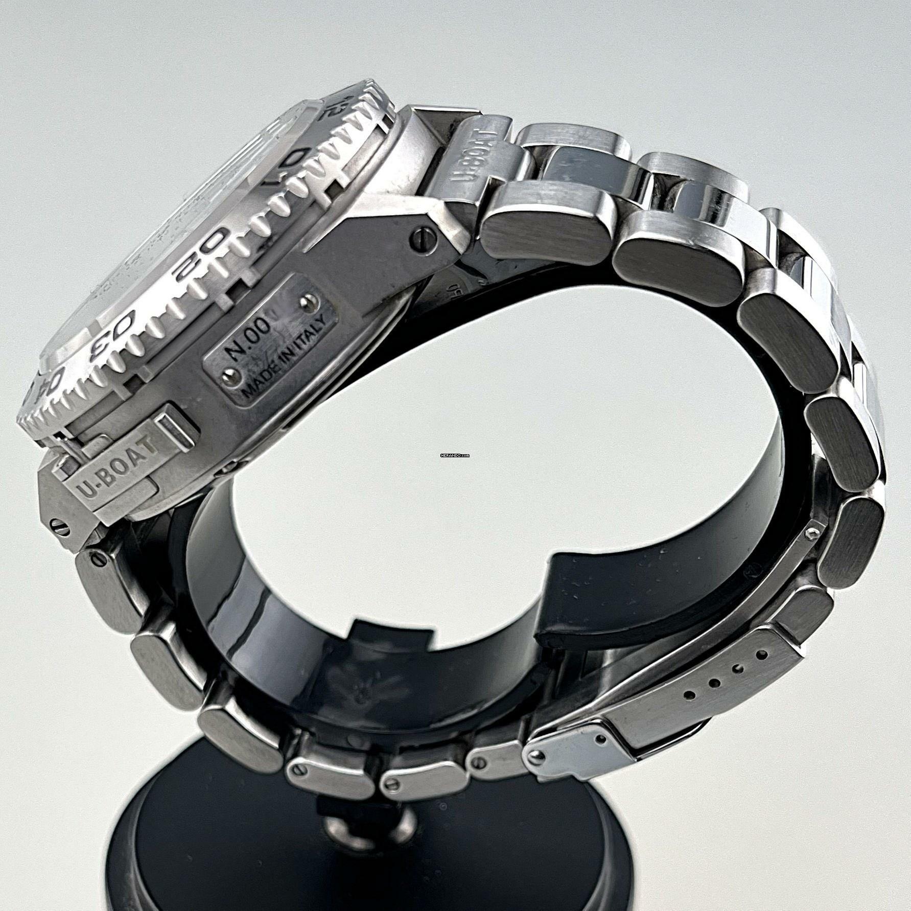 Thumbnail von U-Boat Doppiotempo Chrono SS 46 mm 9016 MT Stahlgehäuse Stahl Kautschuk und Lederarmband Full Set Erstkauf 04/2019 Originalzustand nicht poliert