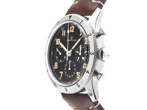 Thumbnail von Breitling Aviator 8 AVI Ref. 765 1953 Re-Edition Stahl Handaufzug Chronograph Armband Leder Faltschließe Limitiert 41mm Ref.AB0920131B1X1 2024 Box&Pap. Full Set Ungetragen AVI Ref. 765 1953 Re-Edition
