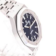 Thumbnail von Audemars Piguet Royal Oak Selfwinding 37 Blue – 15450ST.OO.1256ST.03 – like NEW – 2018 Full Set