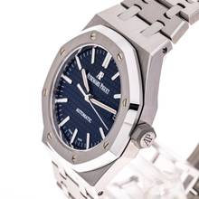 Thumbnail von Audemars Piguet Royal Oak Selfwinding 37 Blue – 15450ST.OO.1256ST.03 – like NEW – 2018 Full Set