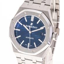 Thumbnail von Audemars Piguet Royal Oak Selfwinding 37 Blue – 15450ST.OO.1256ST.03 – like NEW – 2018 Full Set
