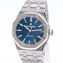 Thumbnail von Audemars Piguet Royal Oak Selfwinding 37 Blue – 15450ST.OO.1256ST.03 – like NEW – 2018 Full Set