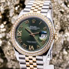 Thumbnail von Rolex Datejust 36 Green Diamond – 126283RBR – like NEW – 2019 Full Set Lc100