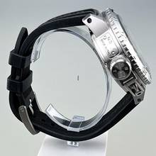 Thumbnail von U-Boat Classico Sommerso Classico 46 mm Stahl Silikonarmband 9007/A 30 ATM Profitaucheruhr 24 h Anzeige Full Set Erstkauf 06/2025