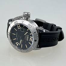 Thumbnail von U-Boat Classico Sommerso Classico 46 mm Stahl Silikonarmband 9007/A 30 ATM Profitaucheruhr 24 h Anzeige Full Set Erstkauf 06/2025