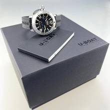 Thumbnail von U-Boat Classico Sommerso Classico 46 mm Stahl Silikonarmband 9007/A 30 ATM Profitaucheruhr 24 h Anzeige Full Set Erstkauf 06/2025