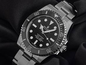 Thumbnail von Rolex Submariner (No Date) Ref.114060 2013 Full Set wie Neu Vintage Submariner no Date