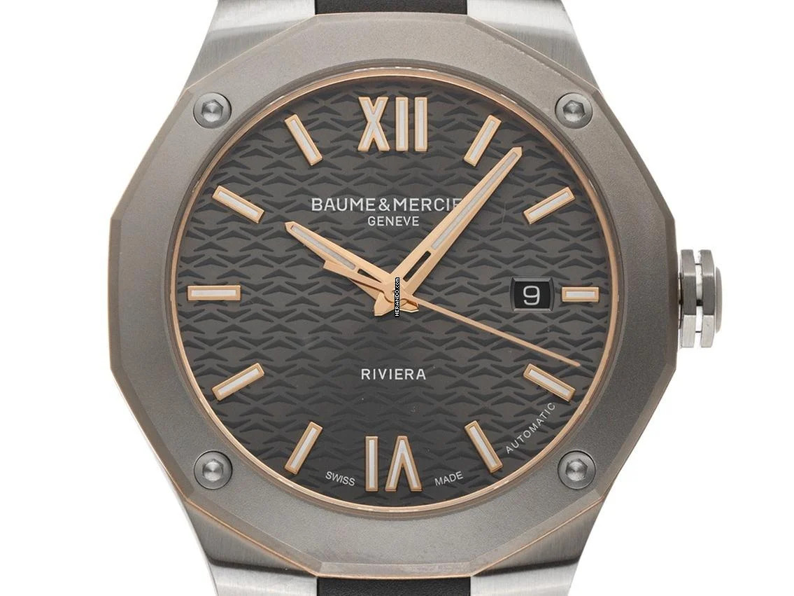 Thumbnail von Baume & Mercier Riviera Date Ref.M0A10660 2025 Full Set Ungetragen Riviera Faltschließe