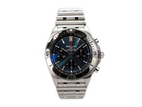 Thumbnail von Breitling Chronomat 42 B01 42 Chronograph AB0134101C1A1 Blau