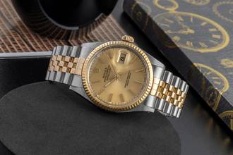 Thumbnail von Rolex Datejust 36 Oyster Perpetual Stahl / Gold Automatik Ref. 16013 Klassiker