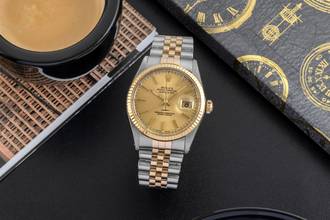 Thumbnail von Rolex Datejust 36 Oyster Perpetual Stahl / Gold Automatik Ref. 16013 Klassiker