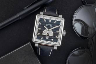 Thumbnail von Union Glashütte Averin Stahl Automatik Herrenuhr Ref D003.528.16.051.01 B&P 2011