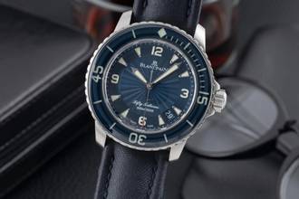 Thumbnail von Blancpain Fifty Fathoms Stahl Automatik Ref. 5015d-1140-52b Box & Papiere 2023