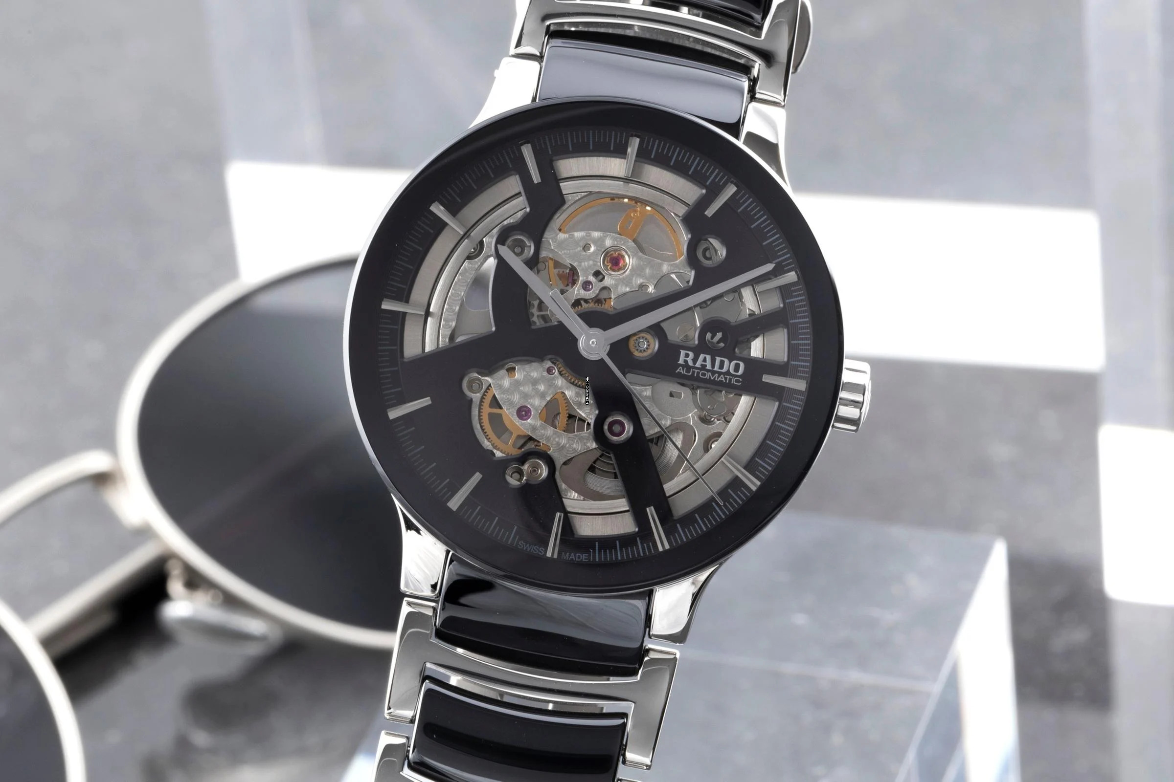  Rado Centrix Open Heart Stahl Automatik Ref 01.734.0178.3.015 Box & Papiere 2017 