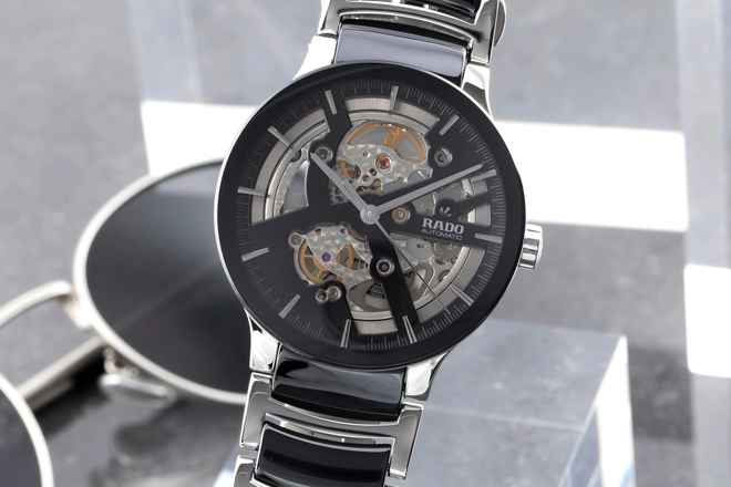  Rado Centrix Open Heart Stahl Automatik Ref 01.734.0178.3.015 Box & Papiere 2017 