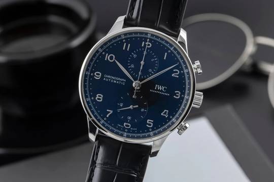  IWC Portugieser Chronograph Automatik Stahl Ref. IW371609 B&P 2020 