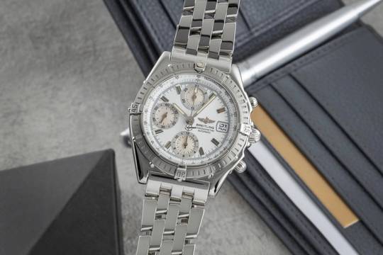  Breitling Chronomat Chronograph Edelstahl Automatik Herrenuhr Ref. A13352 