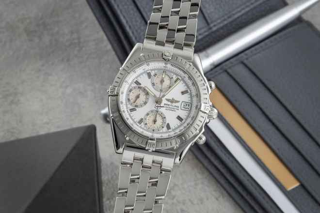  Breitling Chronomat Chronograph Edelstahl Automatik Herrenuhr Ref. A13352 
