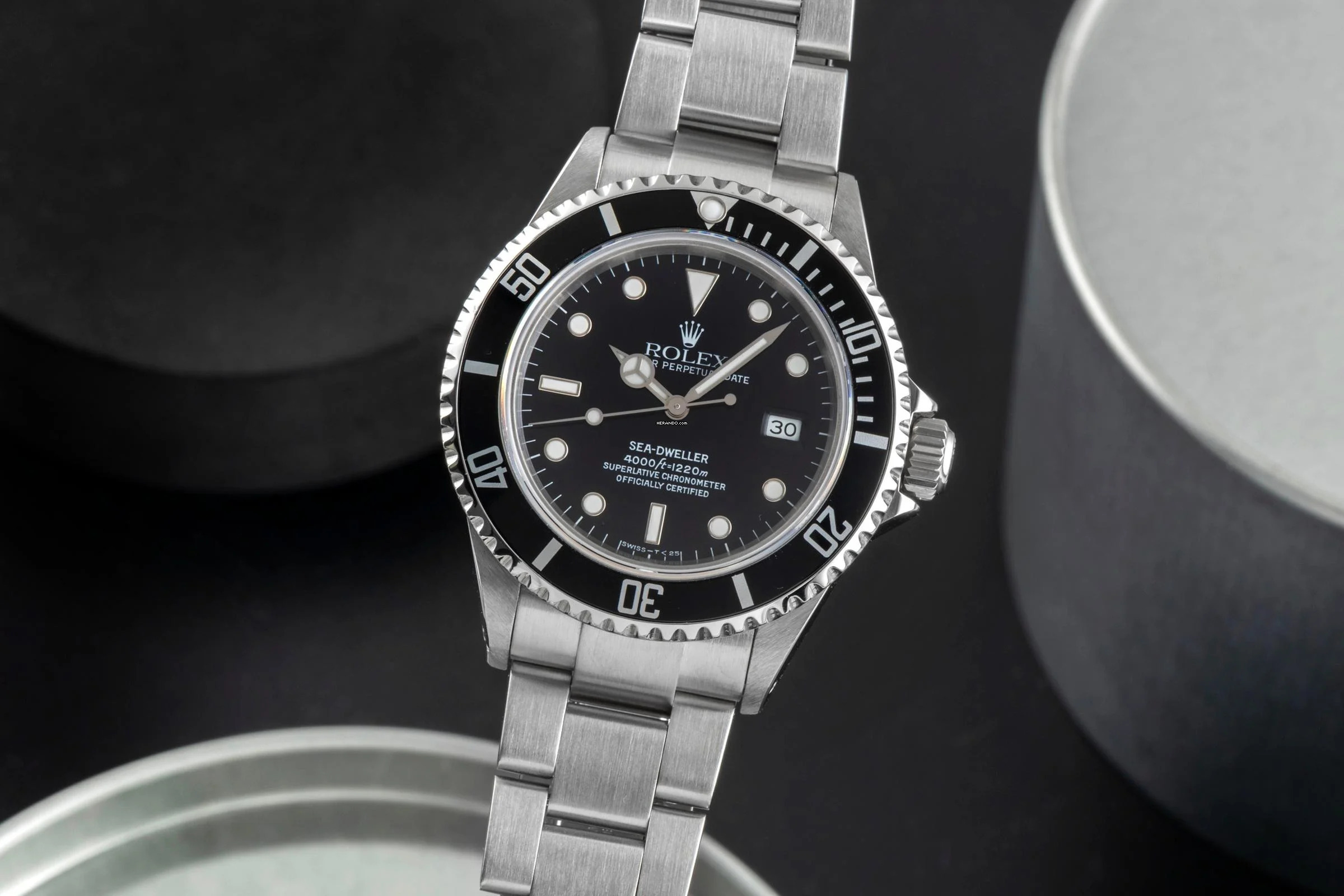  Rolex Sea-Dweller 4000 Oyster Edelstahl Automatik Herrenuhr Ref. 16600 S-Serie 