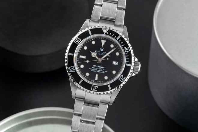  Rolex Sea-Dweller 4000 Oyster Edelstahl Automatik Herrenuhr Ref. 16600 S-Serie 