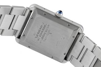 Thumbnail von Cartier Tank Solo XL Edelstahl Automatik Herrenuhr Ref. W5200028 Papiere 2018