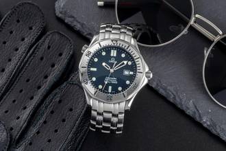 Thumbnail von Omega Seamaster Diver 300 M Edelstahl Herrenuhr Datum Saphirglas Ref. 2542.80.00
