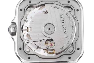 Thumbnail von Cartier Santos Stahl Automatik Herrenuhr Medium WSSA0010 B&P 2018