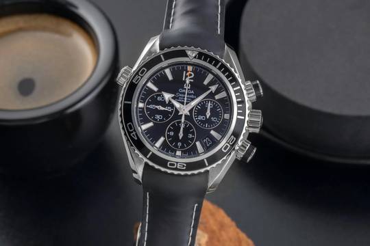  Omega Seamaster Planet Ocean Chronograph Stahl Automatik Ref 222.32.38.50.01.001 